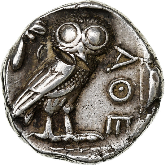 Αττική,
τετράδραχμο,
περ. 454-404 π.Χ