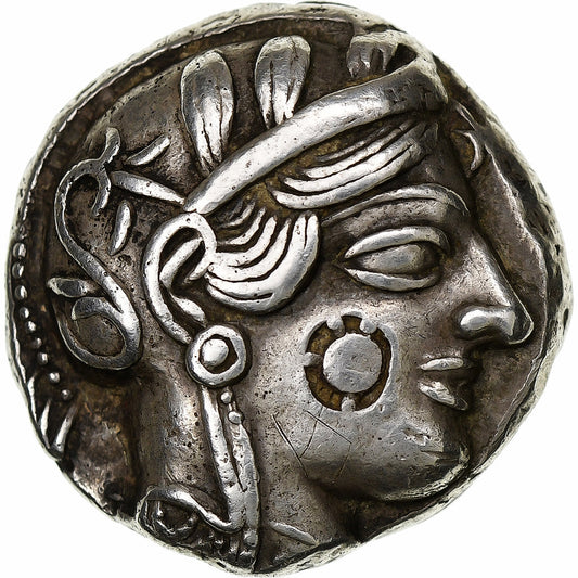 Αττική, 
  
  τετράδραχμο, 
  
  περ. 454-404 π.Χ